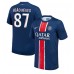 Paris Saint-Germain Joao Neves #87 Domácí Dres 2024-25 Krátkým Rukávem